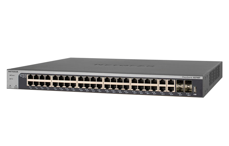 NETGEAR 48-Port 10-Gigabit Ethernet Smart Switch (XS748T)